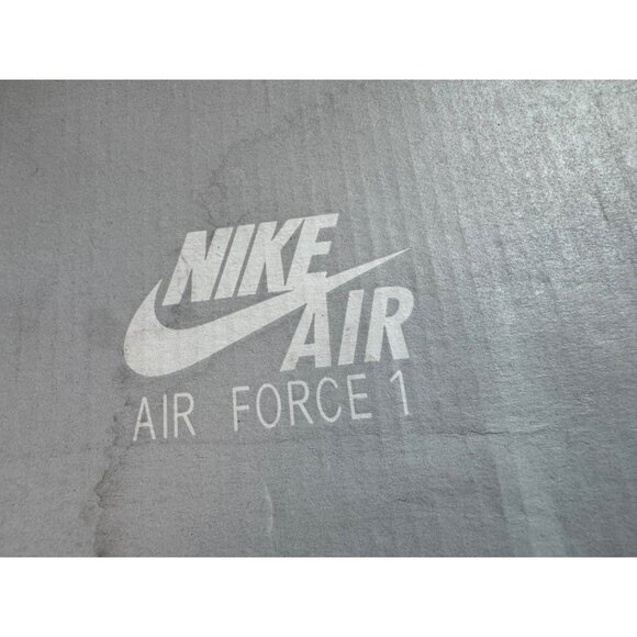 Nike Air Force 1 GS University Gold/Black/Green Sneakers 6Y New - Picture 8 of 8